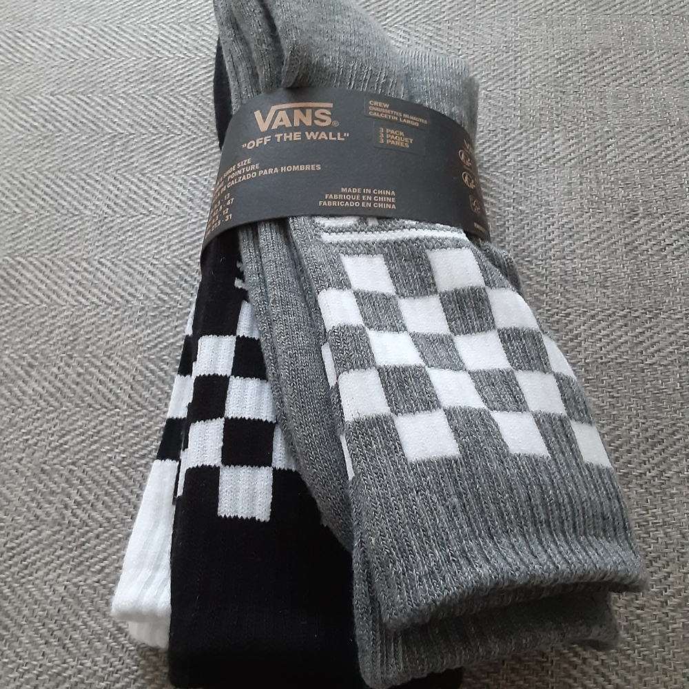 Vans Authentic Crew Mens Socks ( 3pk  )